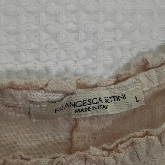 Francesca Bettini L Linen Slip Dress Bundle 3pc Made in Italy Natural Fiber - Picture 7 of 12